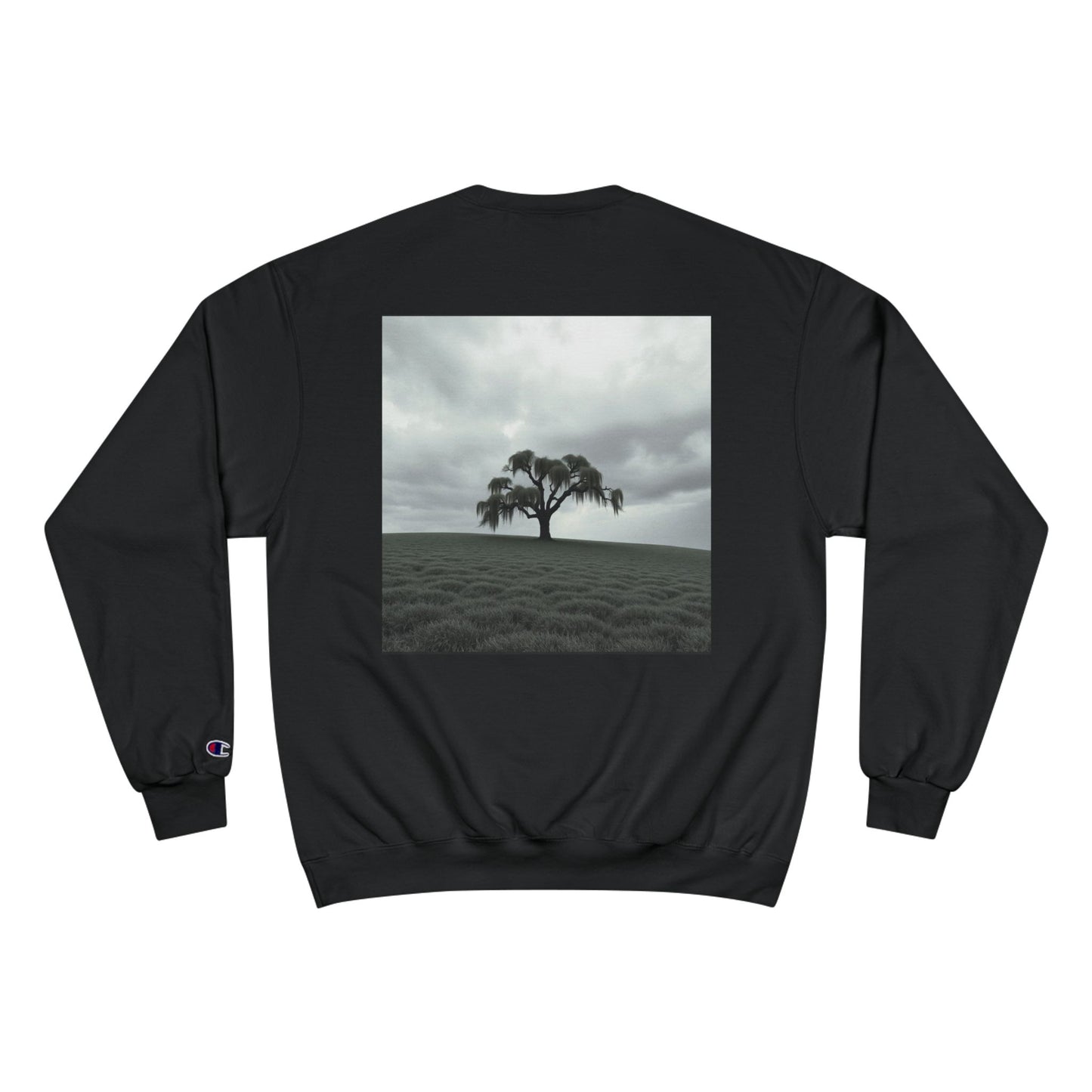 Abstract Champion Sweatshirt - "Decoded / Willowing Tree" editions