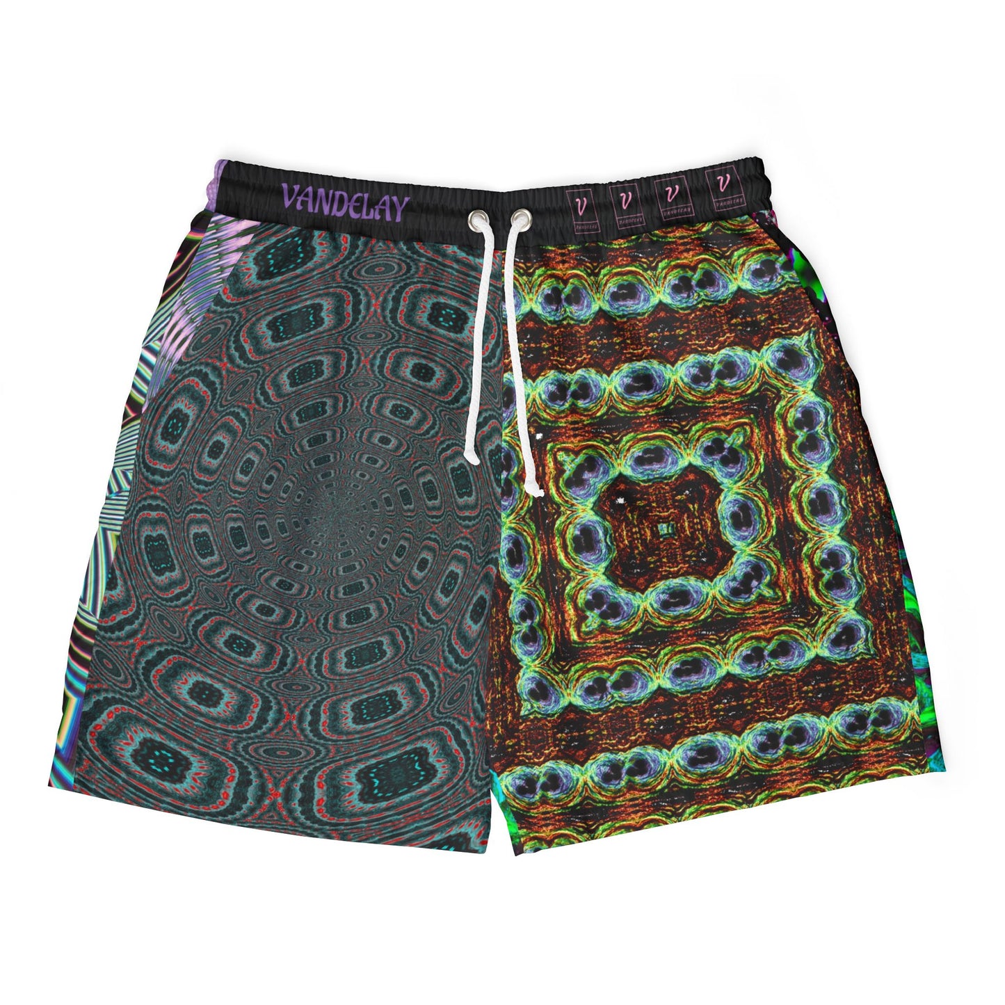 Psychedelic Uni Swim Shorts