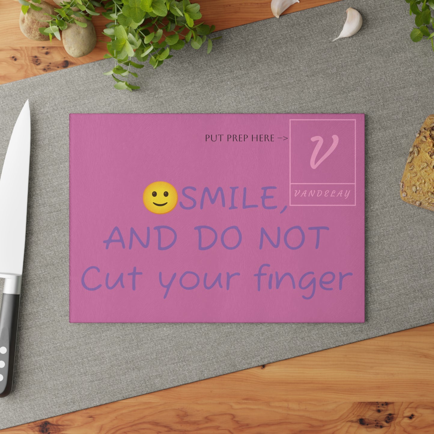 Playful Glass Cutting Board