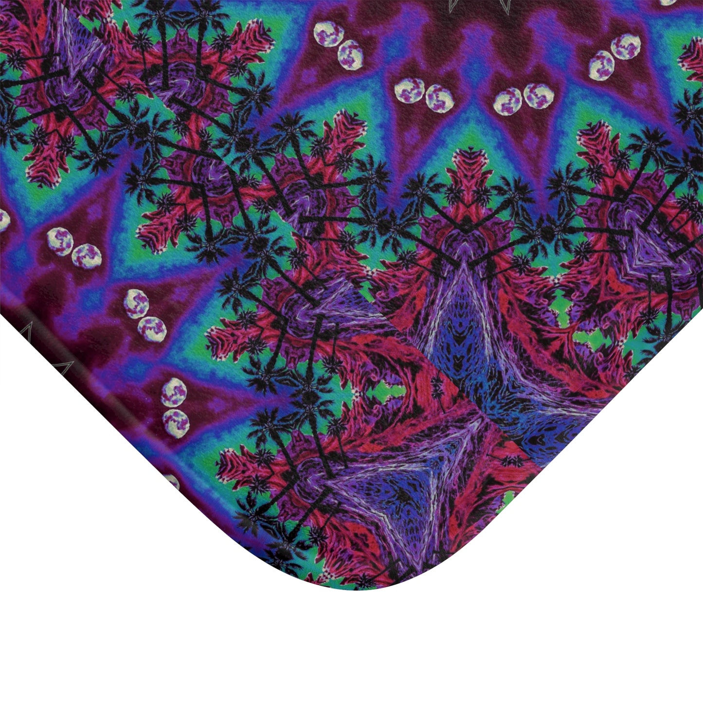 Bohemian Kaleidoscope Bath Mat