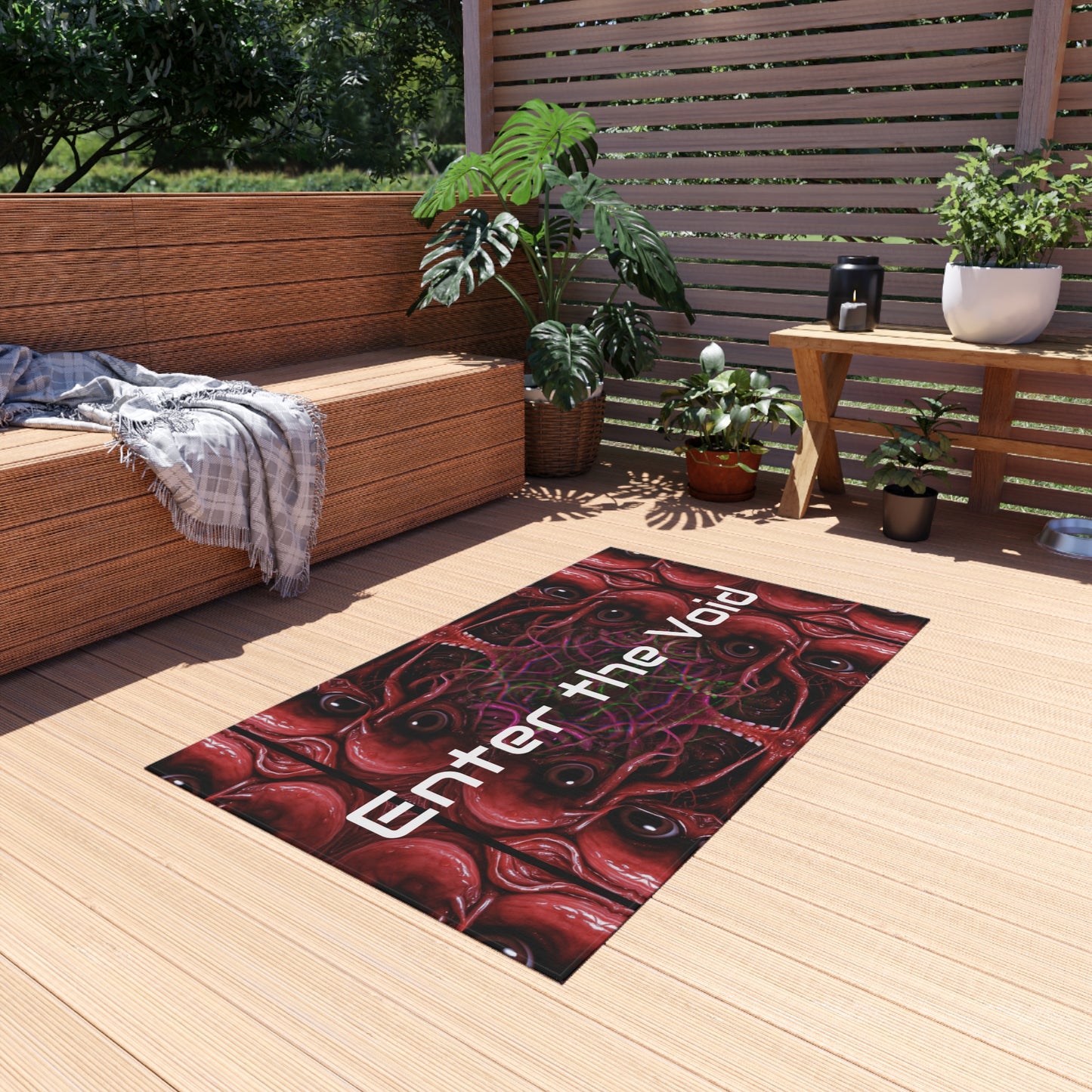 Welcome Mat Outdoor Rug CreepDemonEitiesTripp
