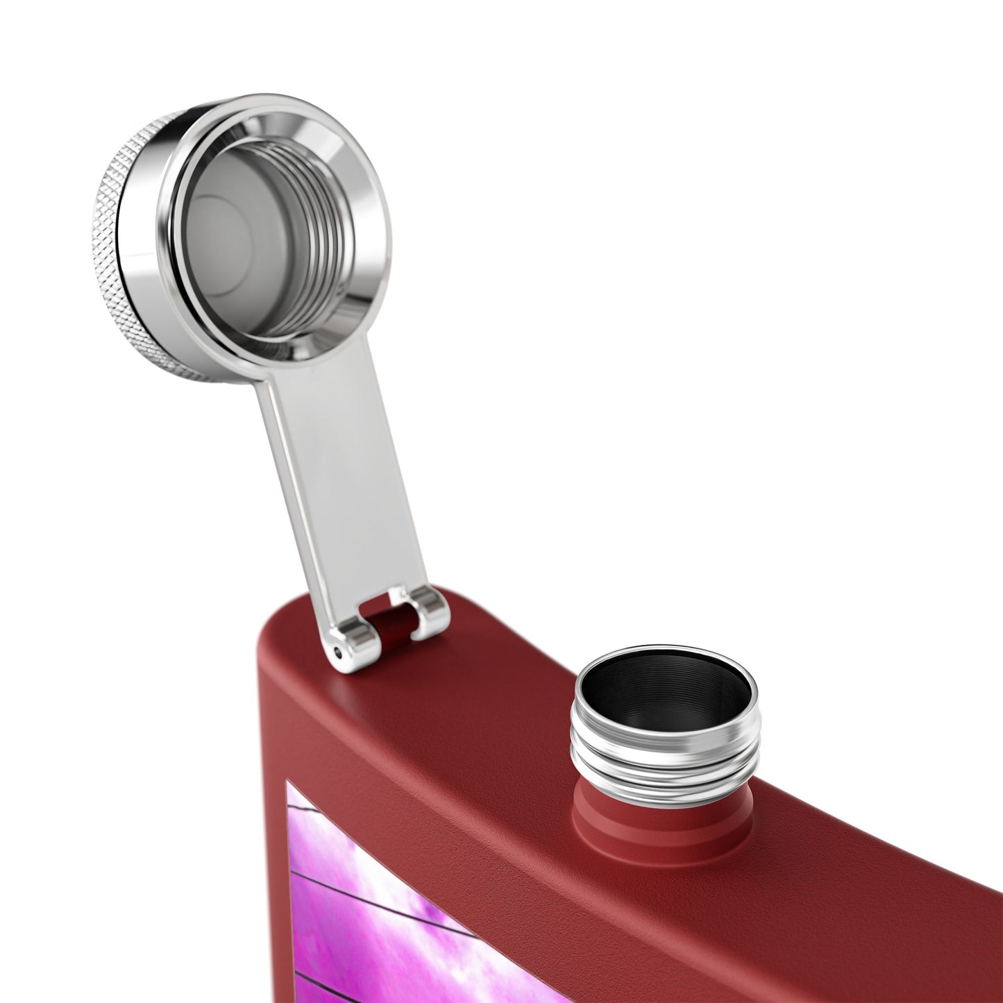 Stainless Steel Flask, 6oz - "Alabama" Decor Flask