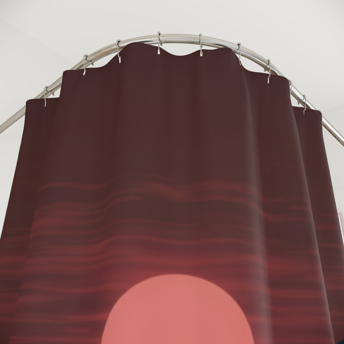 Serene Sunset Shower Curtain - "Tranquil Bathroom Decor"