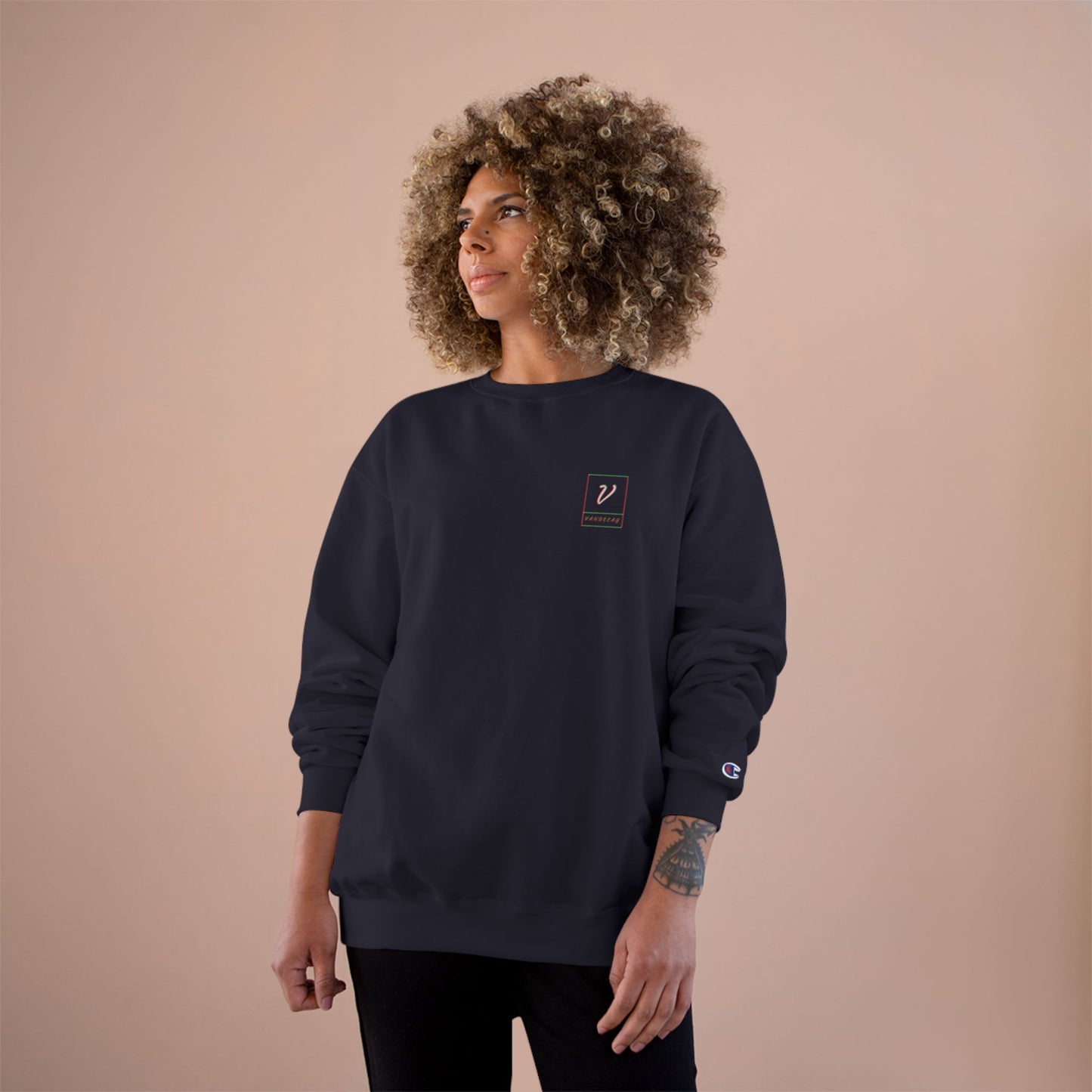 Abstract Champion Sweatshirt - "Decoded / Willowing Tree" editions