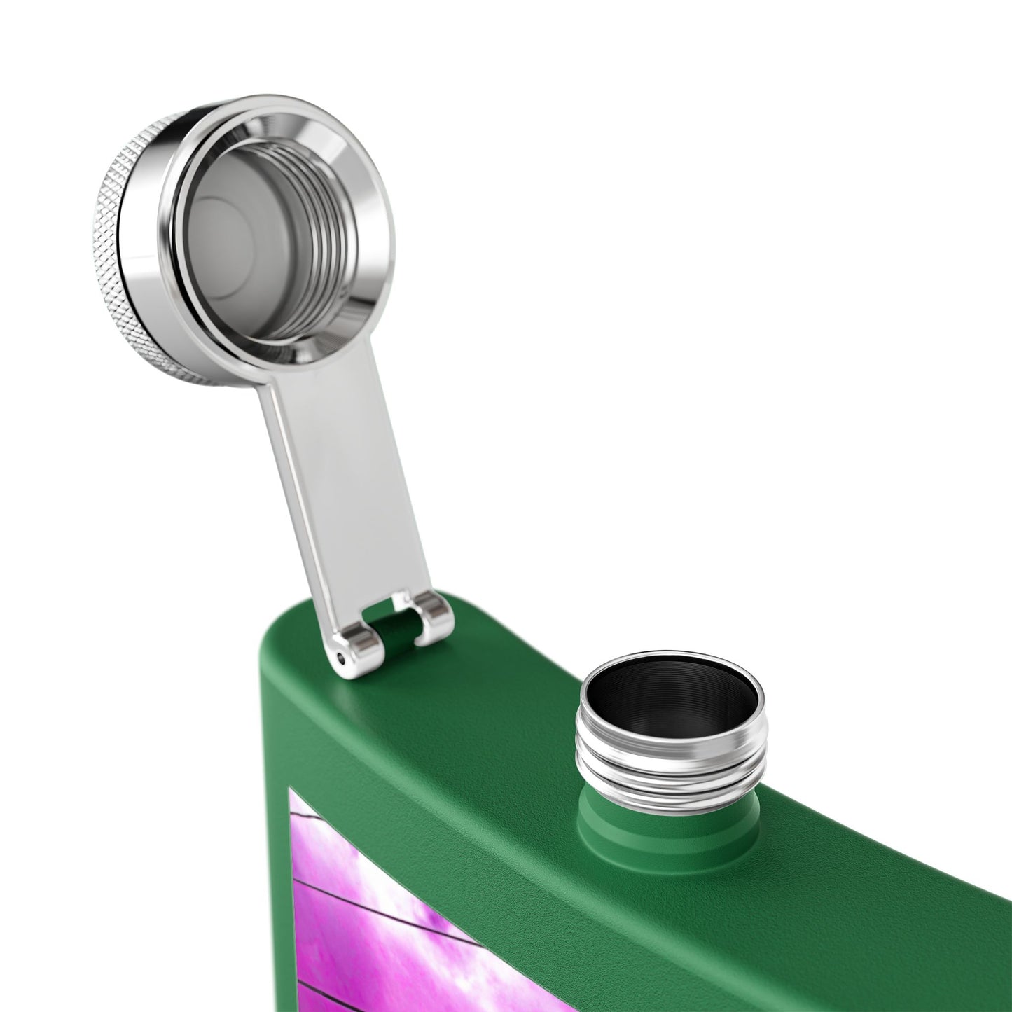 Stainless Steel Flask, 6oz - "Alabama" Decor Flask