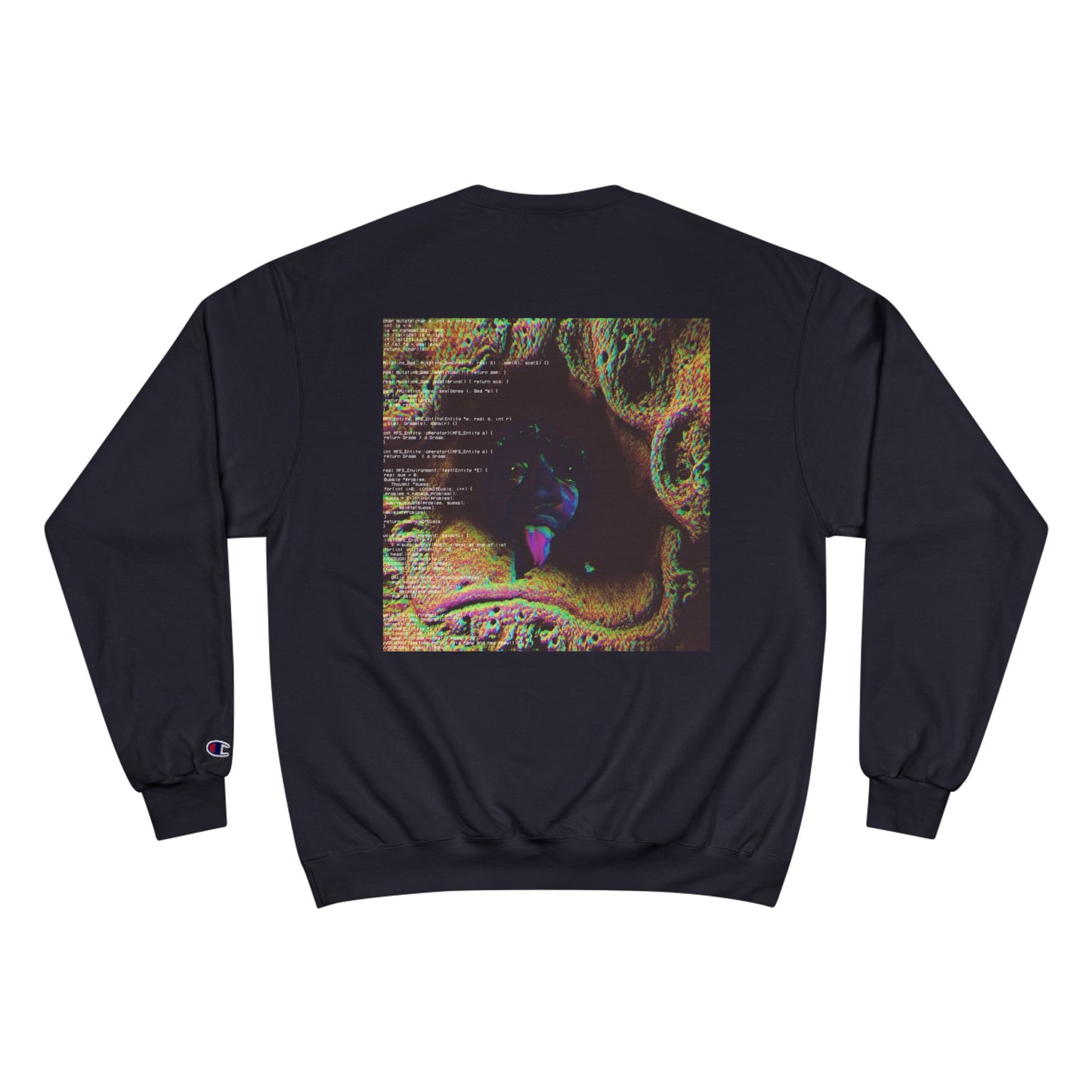 Abstract Champion Sweatshirt - "Decoded / Willowing Tree" editions