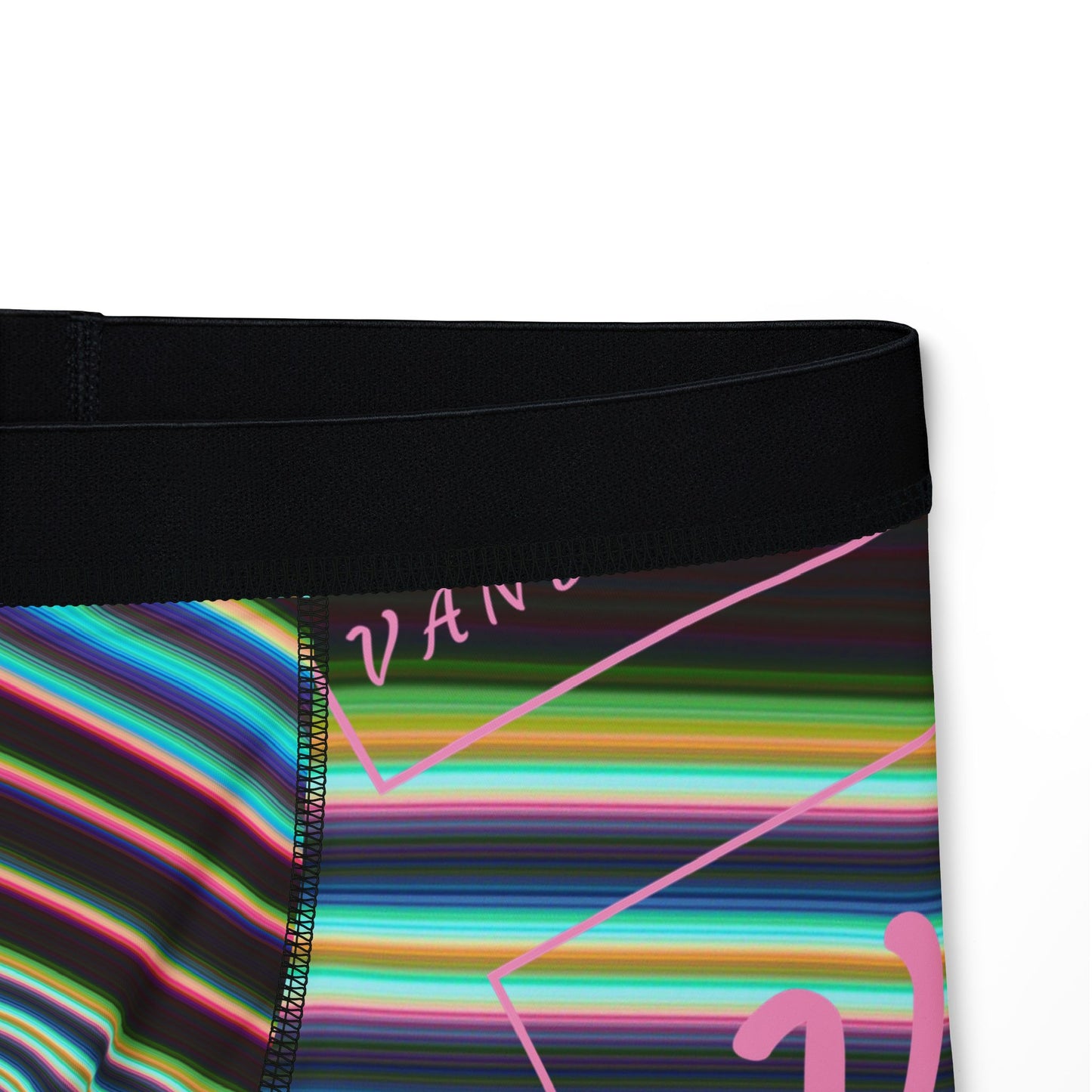 Men's Boxers | Colorful Striped Design w/ Logo