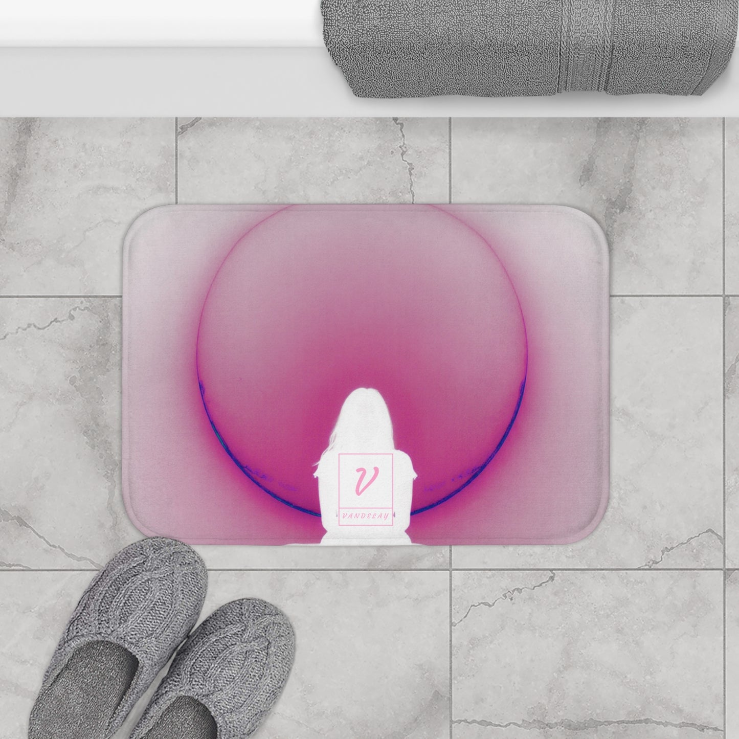 Abstract Elegance Bath Mat