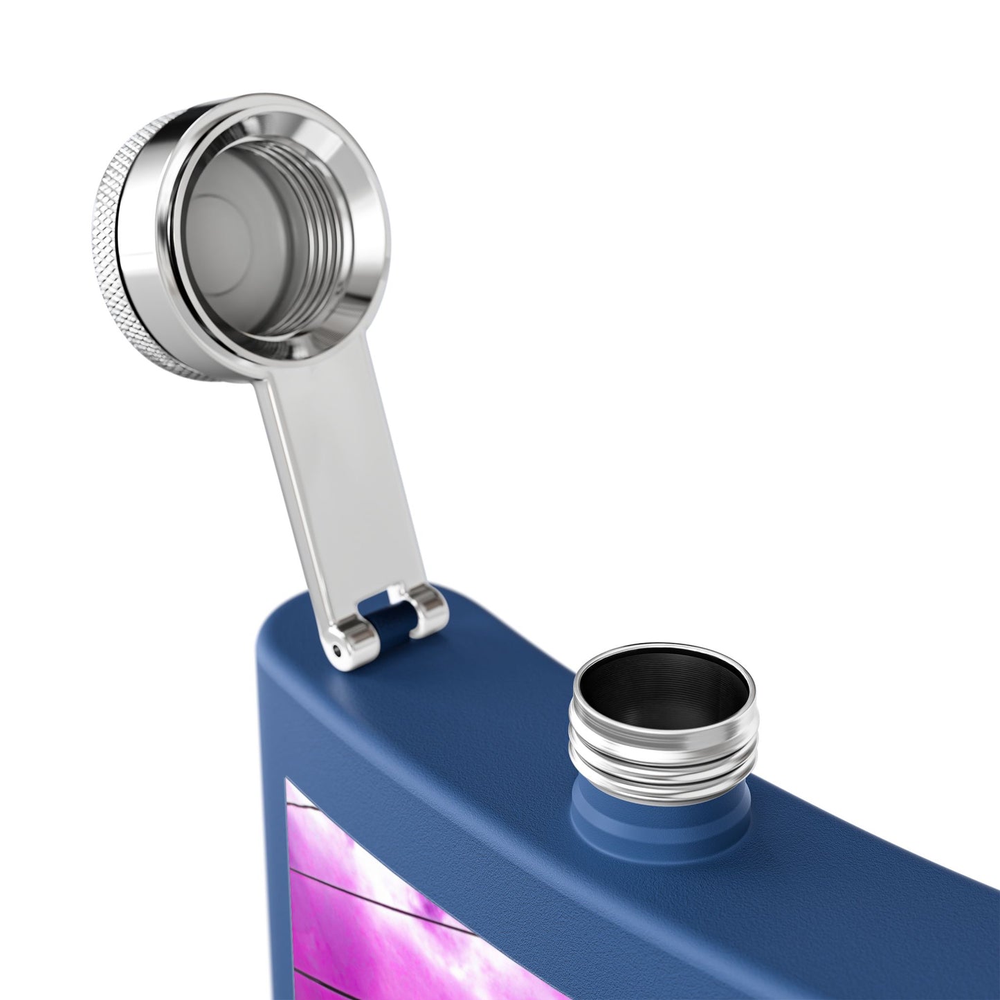 Stainless Steel Flask, 6oz - "Alabama" Decor Flask