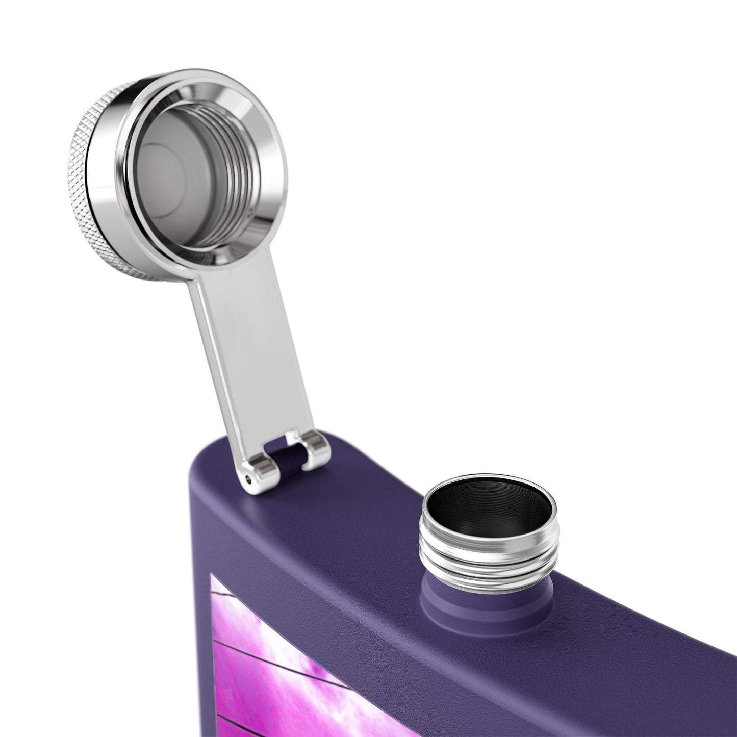 Stainless Steel Flask, 6oz - "Alabama" Decor Flask