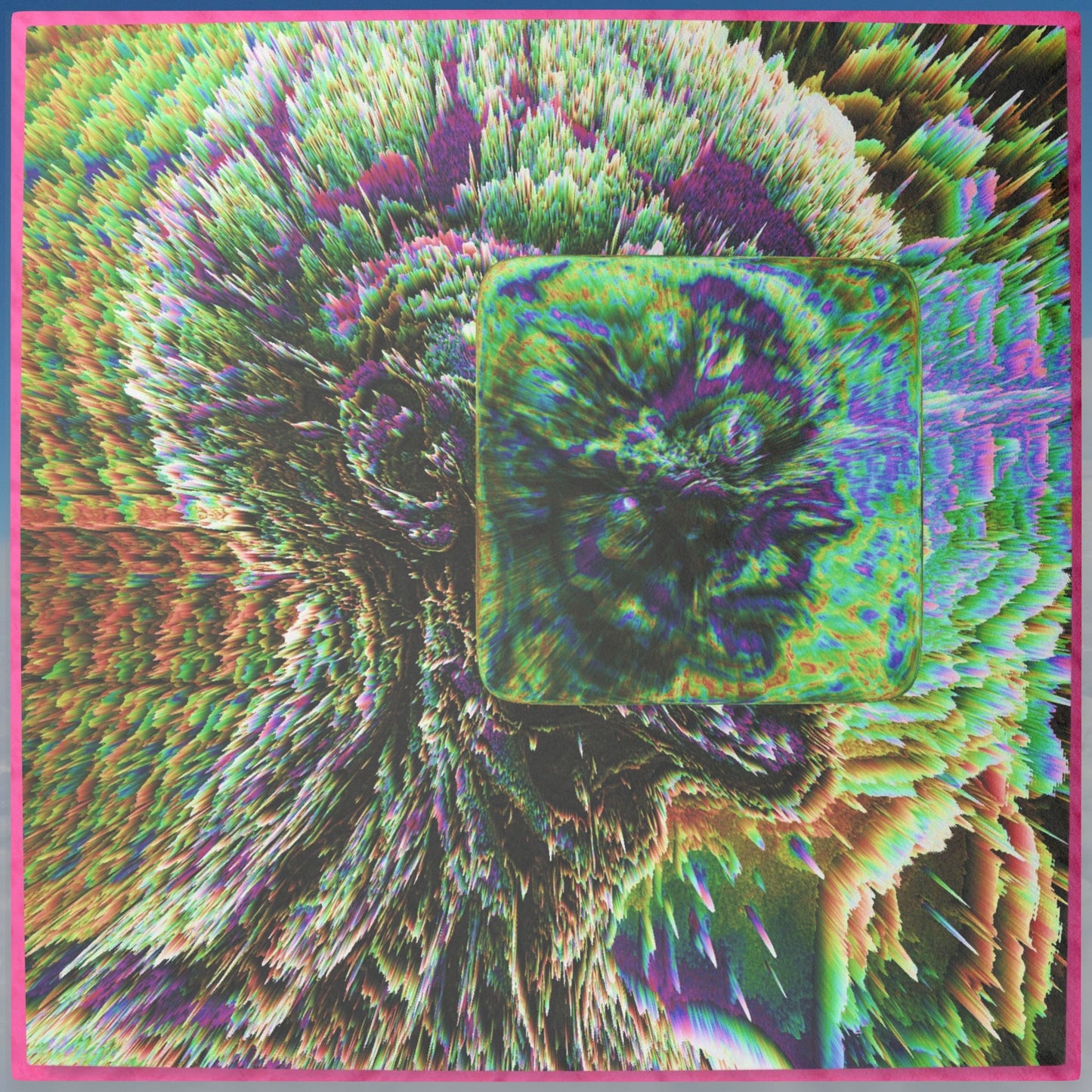 Shaped Pillow - "Trippy Headed"