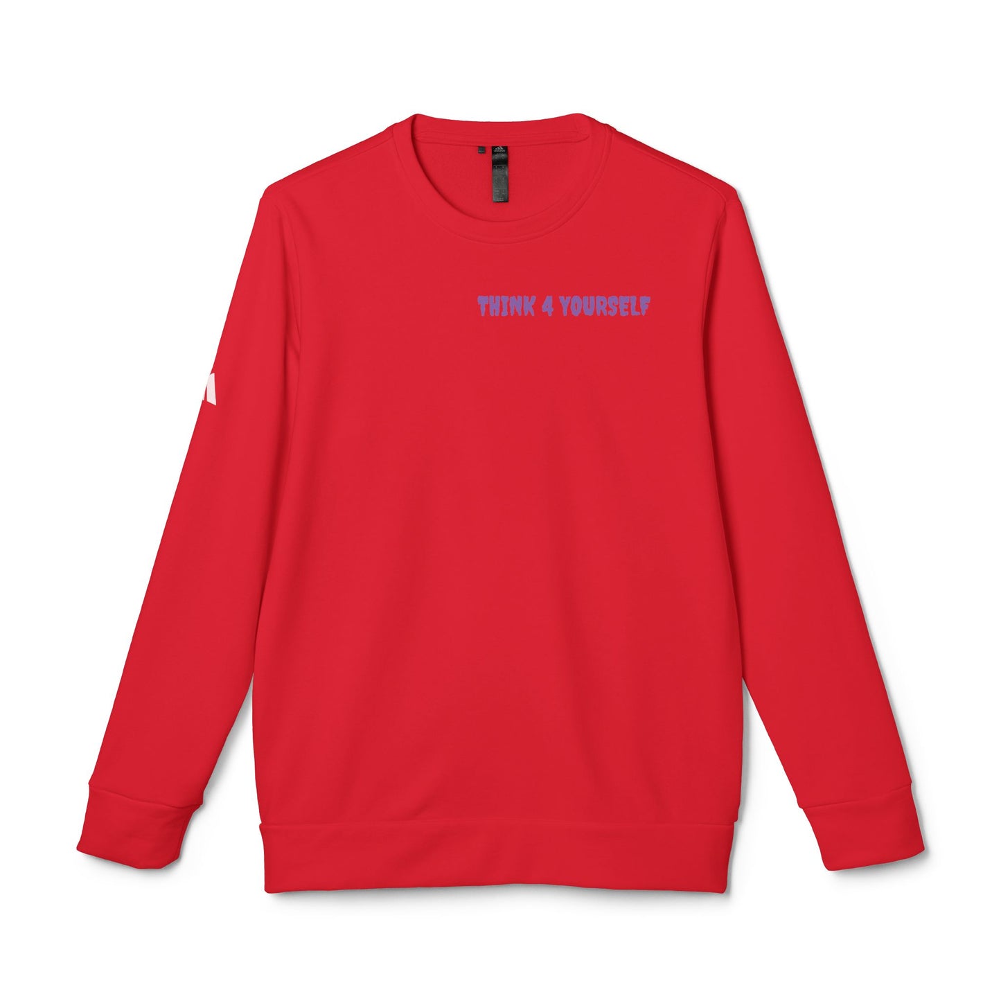 Fleece Crewneck Sweatshirt - Motivational Creepy Think 4 Yourself