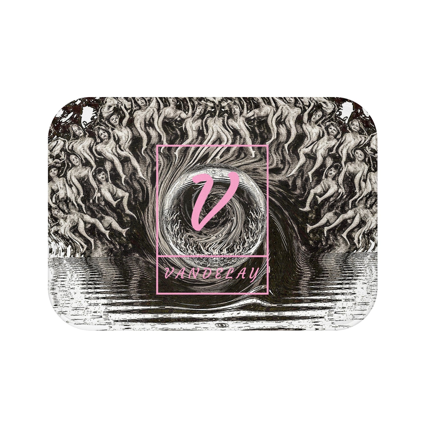 Dark Vortex Bath Mat