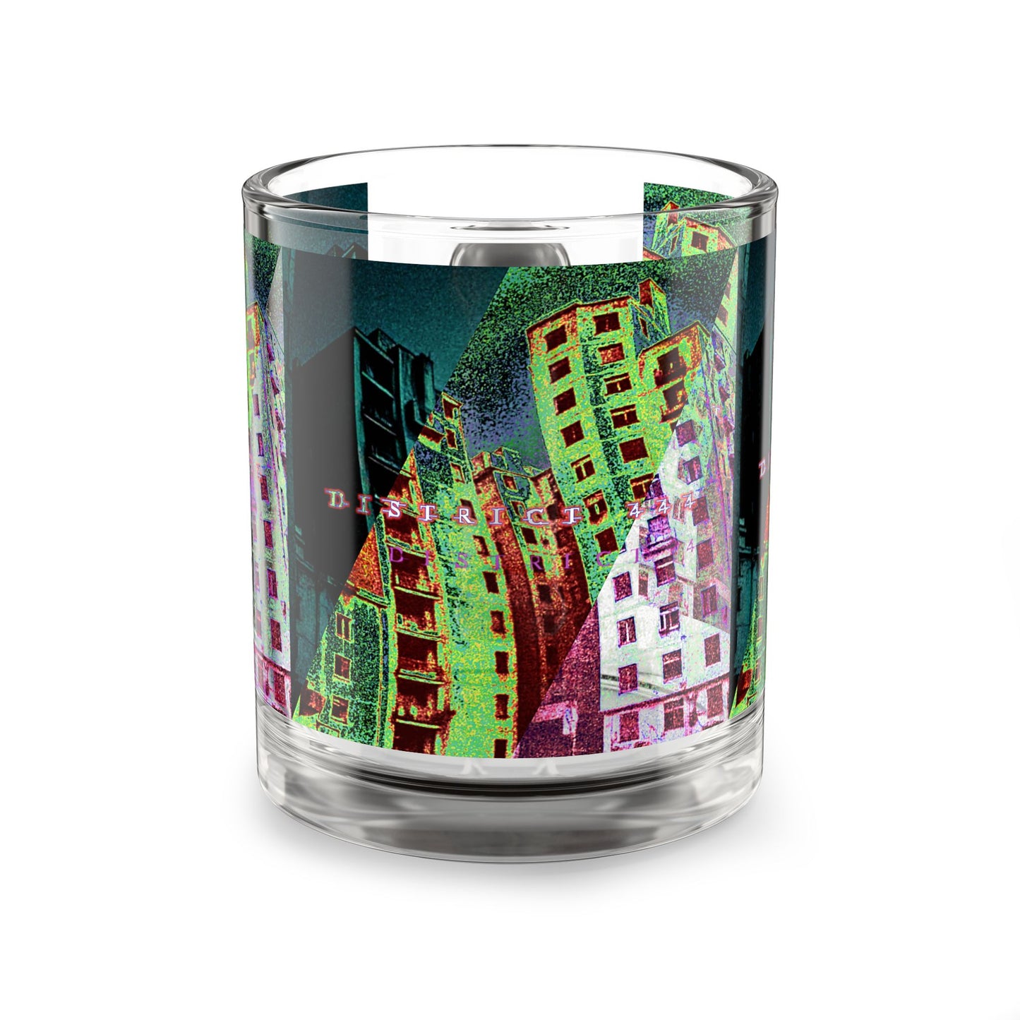 "District Triple 4" Glass Mug 10oz