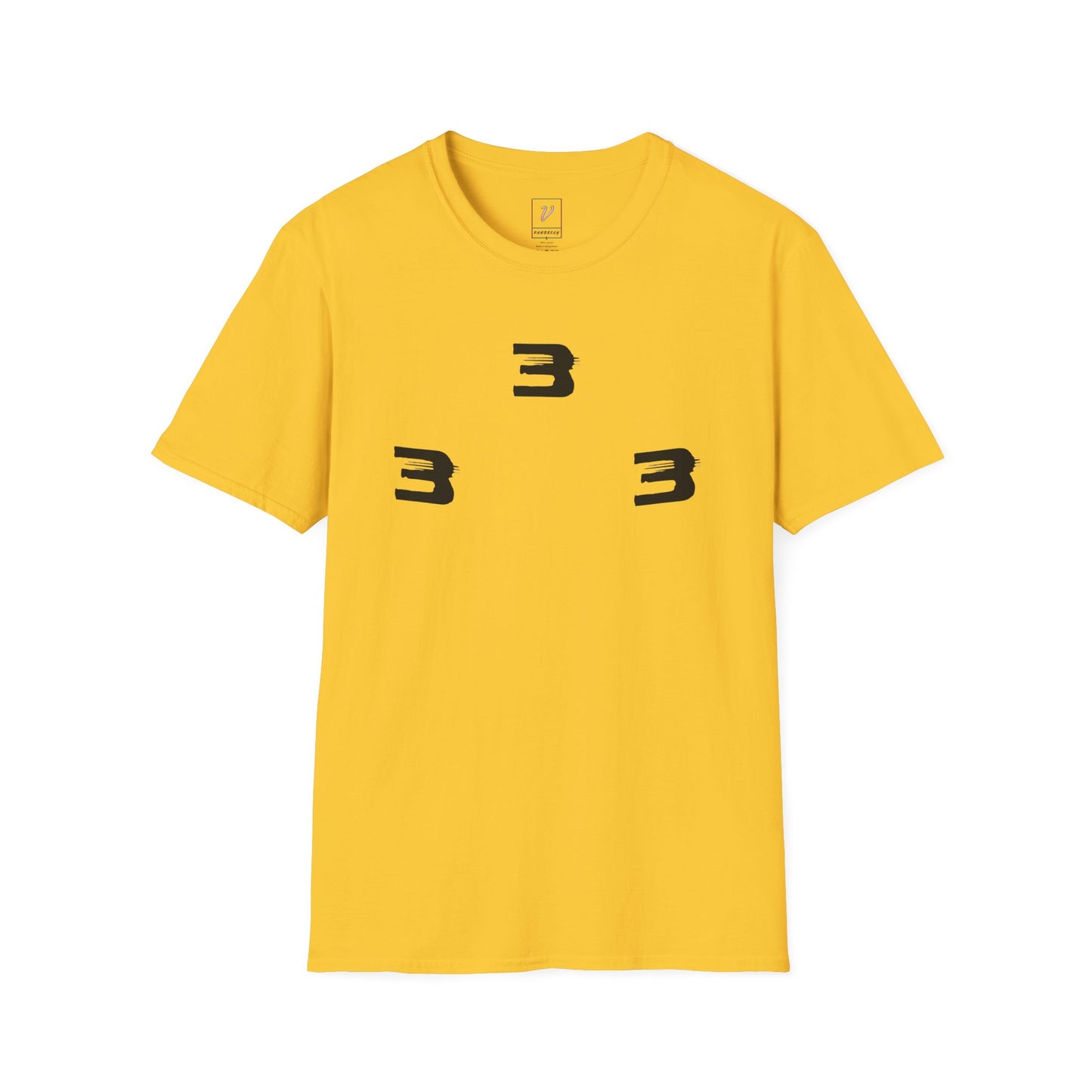 Minimalist "Triple 3" T-Shirt