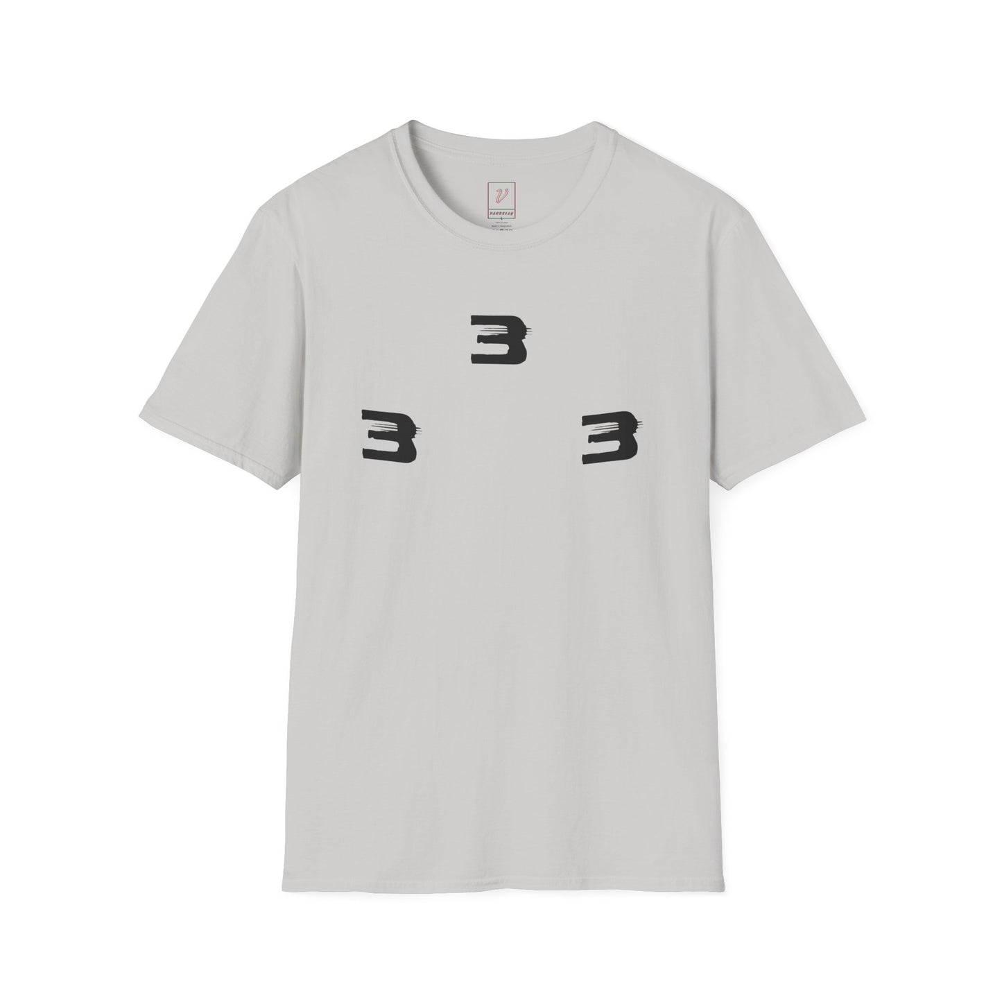 Minimalist "Triple 3" T-Shirt