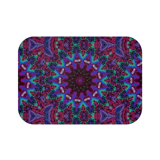 Bohemian Kaleidoscope Bath Mat
