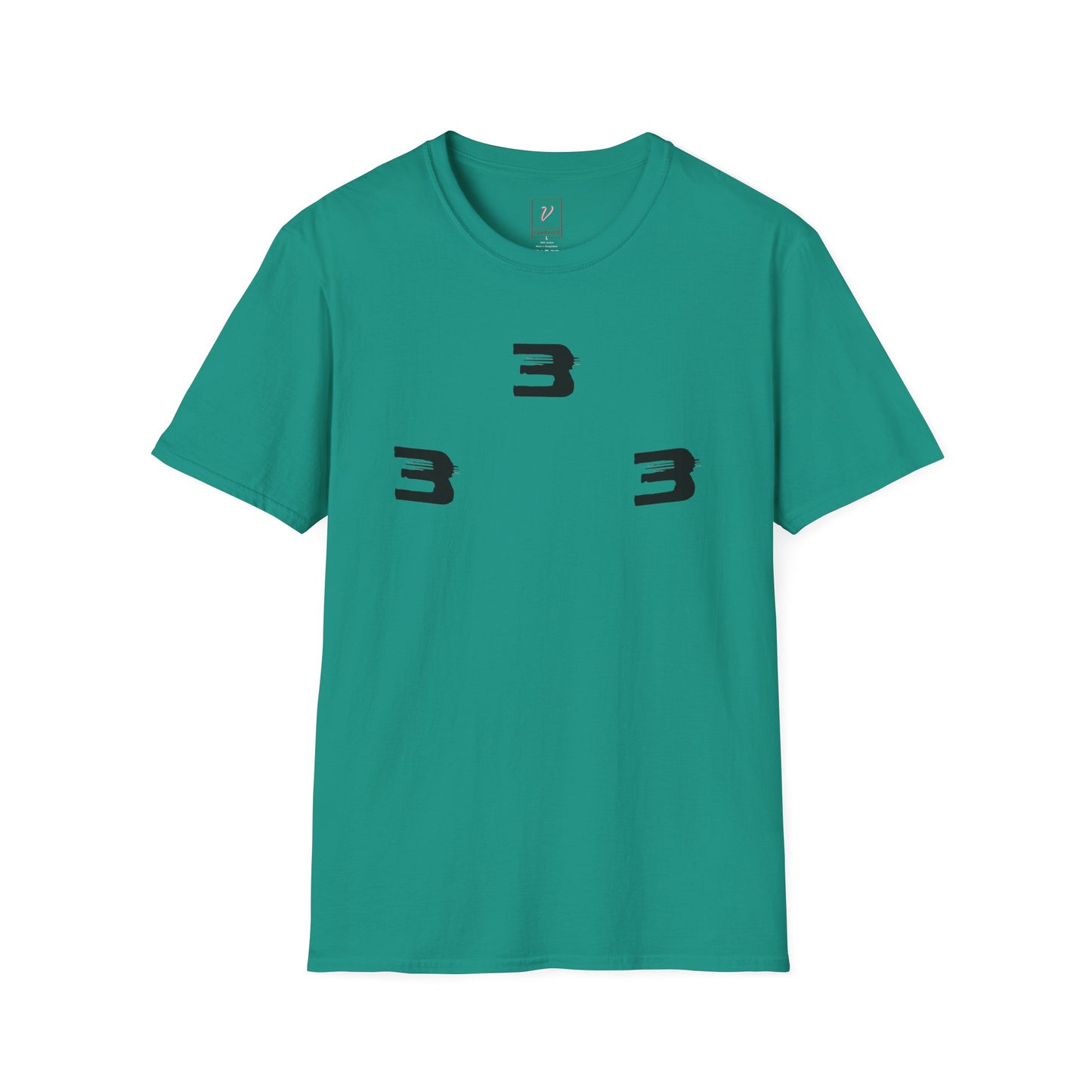 Minimalist "Triple 3" T-Shirt