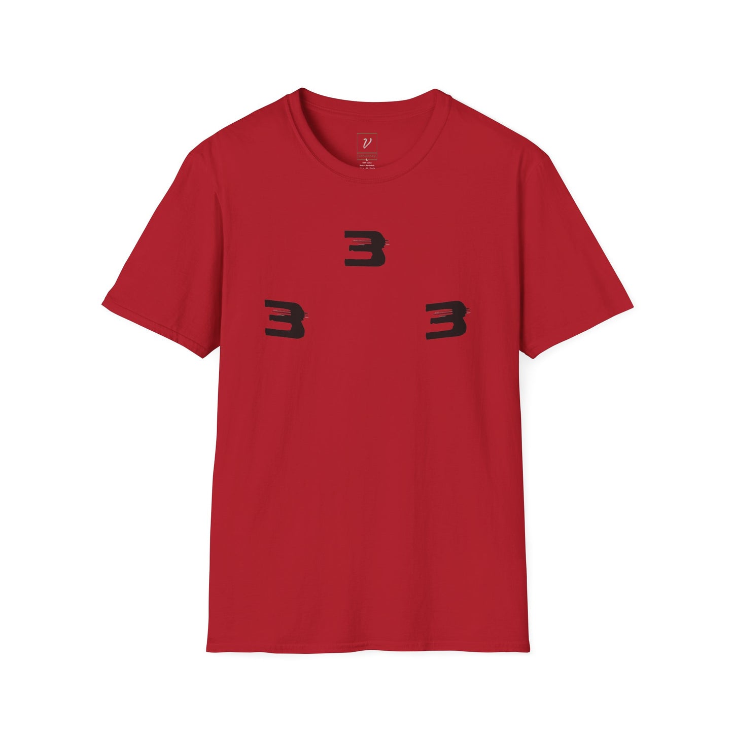 Minimalist "Triple 3" T-Shirt